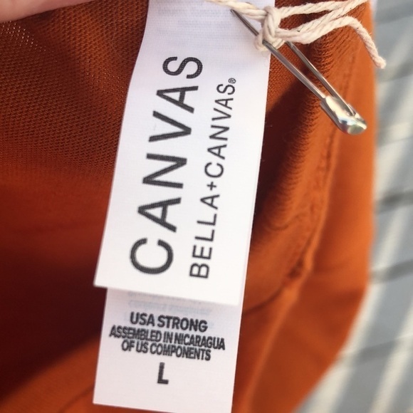 𝅺bella Canvas Hello Pumpkin T-Shirt NWT Size Large - Picture 5 of 5